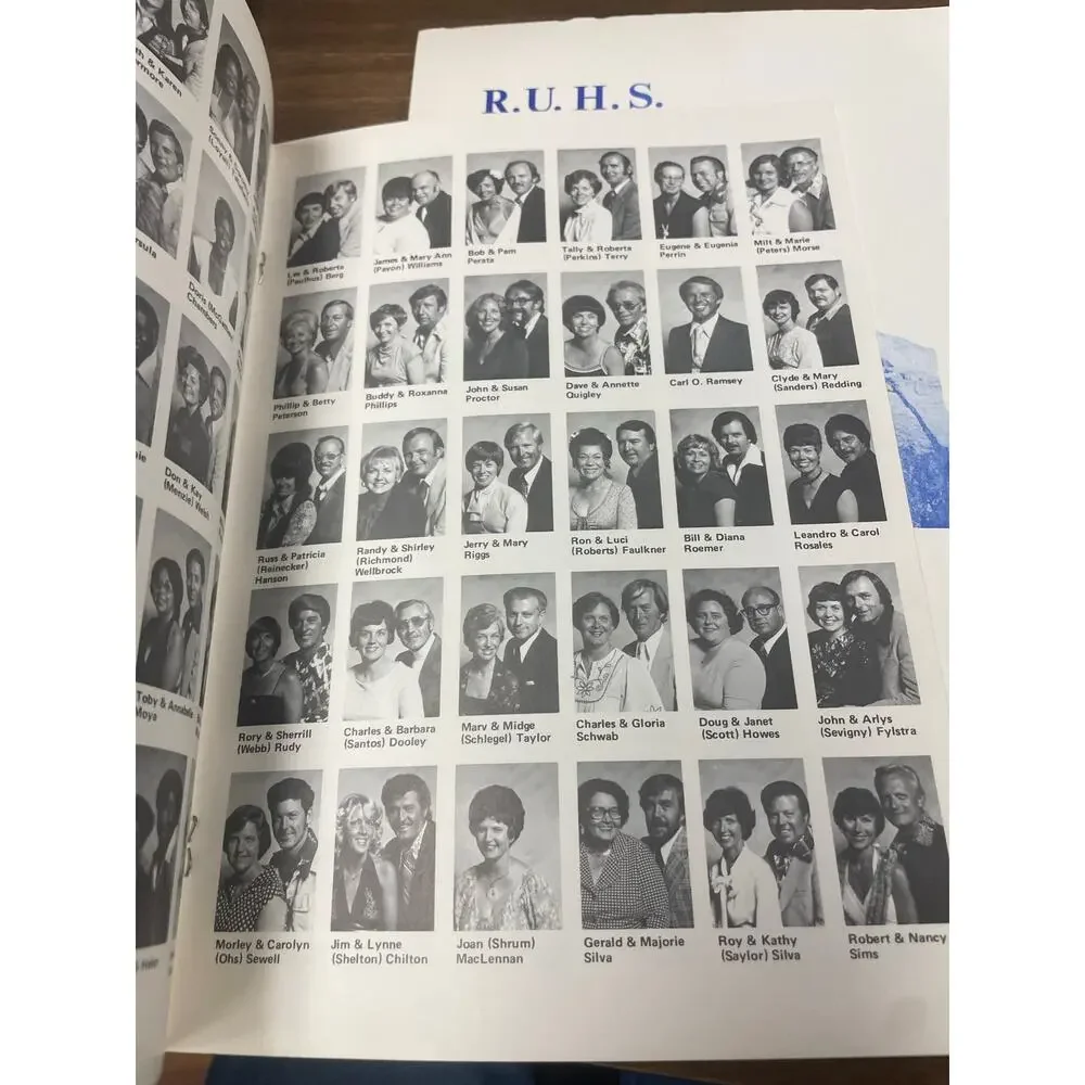 1957 Richmond Union High School CA Diploma Reunion Booklet Senior Memorabilia